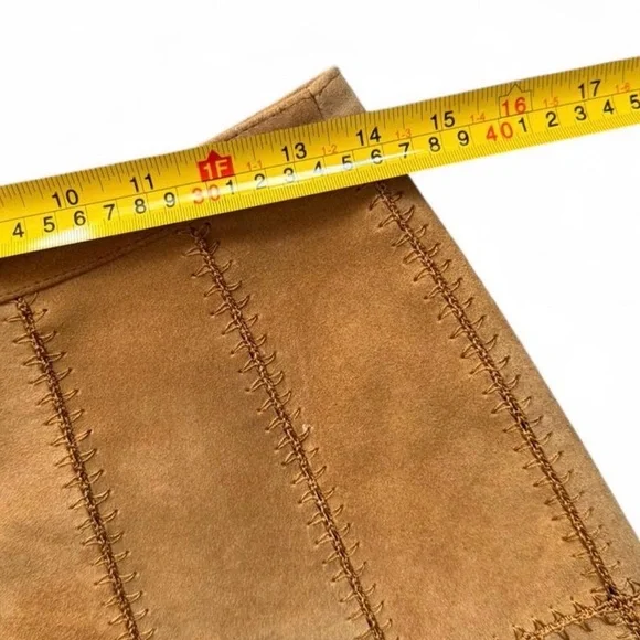 Free People Suede A-Line Skirt - Picture 5 of 7